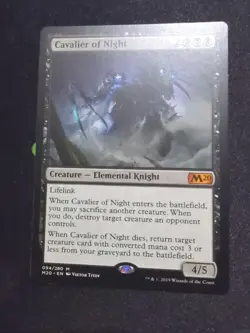 MTG Cavalier of Night - 94 - Core Set 2020​ - Near Mint - Image 1