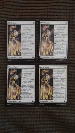Magic: the Gathering / MtG Cleric Class x4 Adventures Forgotten Realms - Image 1