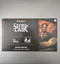 MTG Secret Lair The Office Dwight’s Destiny FOIL Edition Magic Sealed In Hand - Image 1