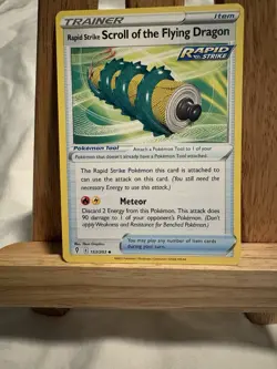 Rapid Strike Scroll of the Flying Dragon 153/203 Uncommon Regular Pokemon TCG - Image 1