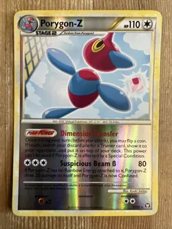 Pokemon Porygon-Z 7/102 HGSS Triumphant Reverse Holo Rare VLP - Image 1