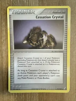 Cessation Crystal - 74/100 - Uncommon MP, English Pokemon EX Crystal Guardians - Image 1