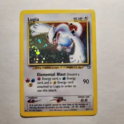 2000 Lugia 9/111 - Neo Genesis Unlimited Holo Rare - Pokemon TCG - LP - Image 1