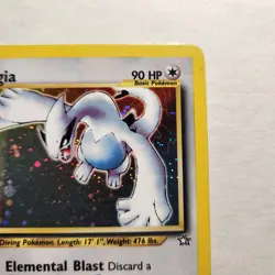 2000 Lugia 9/111 - Neo Genesis Unlimited Holo Rare - Pokemon TCG - LP - Image 3