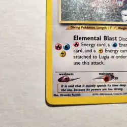 2000 Lugia 9/111 - Neo Genesis Unlimited Holo Rare - Pokemon TCG - LP - Image 5