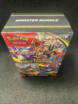 Pokemon x1 Mega Evolution (ME01) Booster Bundle Box Factory Sealed! 6 Packs! - Image 2