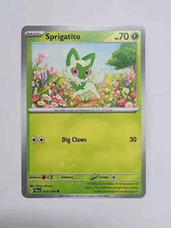Pokemon 2023 Paldea Evolved Sprigatito 013/193 NM/MT *Fresh Pull* - Image 1