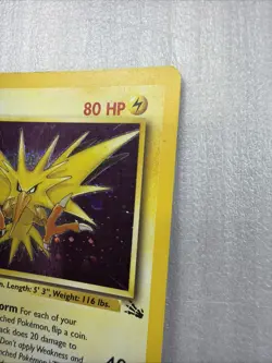 Zapdos 15/62 Holo Rare - Pokemon TCG Fossil WOTC - LP+ #24 - Image 4