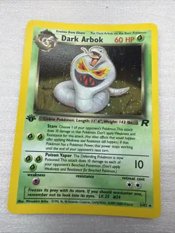 1st Edition Dark Arbok 2/82 - Team Rocket - Holo - Pokemon - NM - Image 1