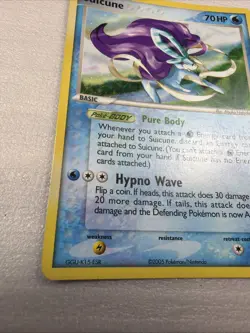 Pokemon TCG Suicune Nintendo Black Star Promos #30 Holo - NM Condition - Image 2