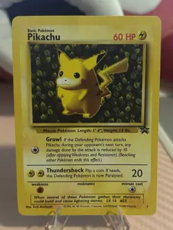 Pokemon TCG Pikachu Wizards Black Star Promos Regular Rare - Image 1