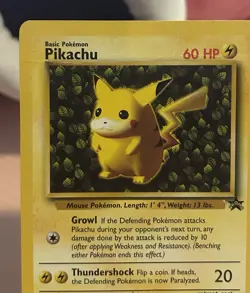 Pokemon TCG Pikachu Wizards Black Star Promos Regular Rare - Image 5