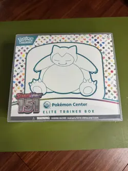 Scarlet & Violet 151 Pokemon Center Elite Trainer Box ETB Sealed w/Protector 820650854668 - Image 1
