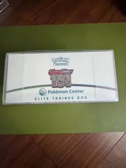 Scarlet & Violet 151 Pokemon Center Elite Trainer Box ETB Sealed w/Protector 820650854668 - Image 5
