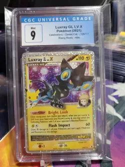 CGC 9 MINT LUXRAY LV.X 109/111 CELEBRATIONS CLASSIC COLLECTION POKEMON TCG - Image 1