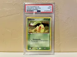 Chikorita Reverse Holo Ex Hidden Legends PSA 9 Pokemon TCG Graded Mint 55/101 - Image 1