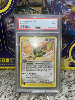 Flygon #15/97 Pokemon EX Dragon Rare - PSA 9 Mint (New Cert) - Image 1
