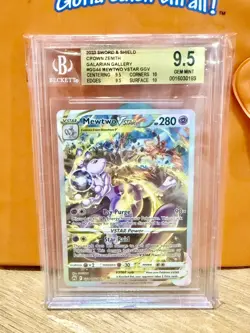 Mewtwo VSTAR 2023 Pokemon SWSH Crown Zenith #GG44 BGS 9.5 GEM MINT (PSA) - Image 3