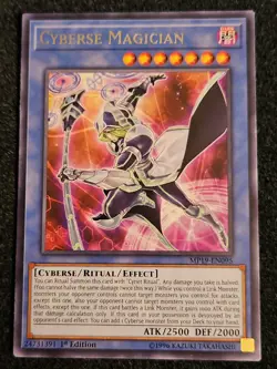 Yugioh! Cyberse Magician - MP19-EN095 - Rare - 1st Edition Near Mint, English - Image 1