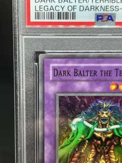 2003 Yu-Gi-Oh! 1st Edition LOD-002 Dark Balter the Terrible - PSA 9 Mint - Image 3
