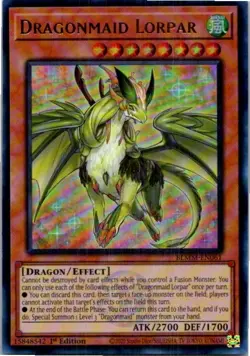 Dragonmaid Lorpar BLMM-EN061 Yu-Gi-Oh! Near Mint - Image 1