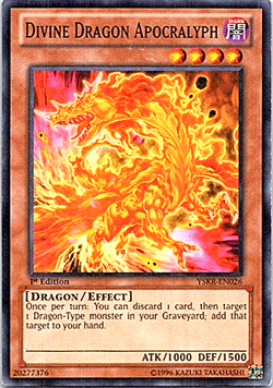 Divine Dragon Arocralyph YSKR-EN026 Yu-Gi-Oh! Light Play 1st Edition - Image 1
