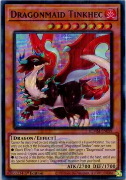 Dragonmaid Tinkhec BLMM-EN059 Yu-Gi-Oh! Near Mint - Image 1