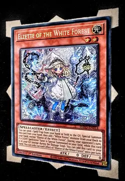 Elzette of the White Forest INFO-EN014 Secret Rare 1st Edition Yugioh - Image 1