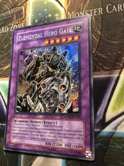 *** ELEMENTAL HERO GAIA *** SECRET RARE ANPR-EN099 (LP) YUGIOH! - Image 2