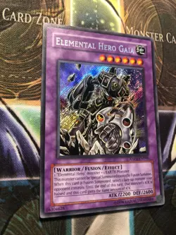 *** ELEMENTAL HERO GAIA *** SECRET RARE ANPR-EN099 (LP) YUGIOH! - Image 3