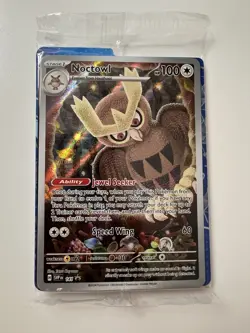 SEALED Noctowl 141 Sv: Scarlet & Violet Promo Cards Holo - Image 1