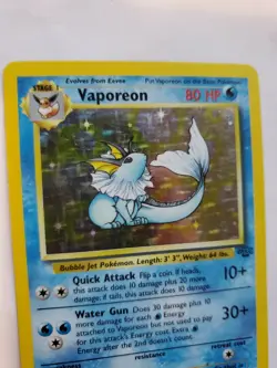 Vaporeon Jungle Set Holo Pokemon Card Base WOTC - Image 5