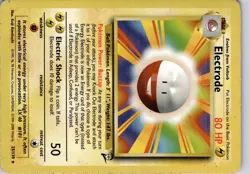 Pokemon Card Electrode Base Set 2 25/130 Non Holo Rare WOTC Trading Card TCG - Image 5