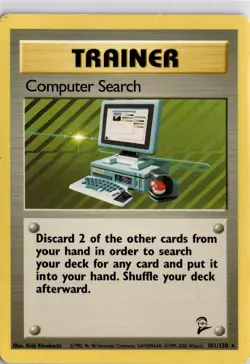 Computer Search Base Set 2 Trainer Rare 101/130 WOTC Trading Card TCG - Image 1