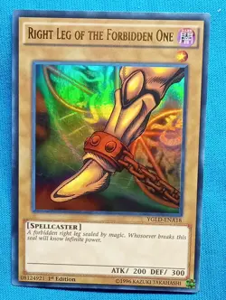 YuGiOh Cards - Complete Exodia Set - YGLD - Near Mint! - Image 3