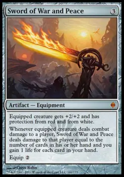 Sword of War and Peace - Near Mint MTG New Phyrexia - Image 1