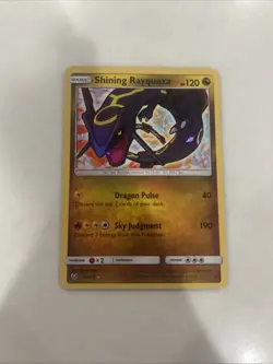 Pokemon TCG Shining Rayquaza Holo Rare Card Shining Legends 56/73 - Image 1