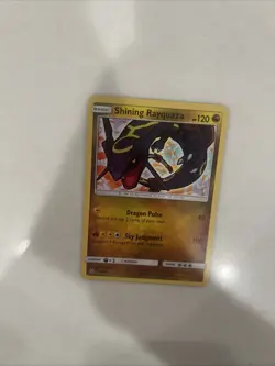 Pokemon TCG Shining Rayquaza Holo Rare Card Shining Legends 56/73 - Image 5