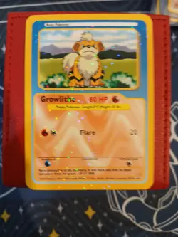 Growlithe Funskool 2004 India Pokemon Card I 11 Vintage - NM - Image 1