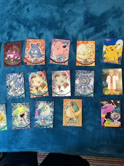 1999 Pokemon Trading Cards. Series 1. 3 Foils. Animation Series. 22. See Pics. - Image 3