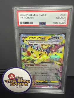 Pikachu ex RR 033/106 sv8 Super Electric Breaker Pokemon Card Game Japanese NM - Image 1