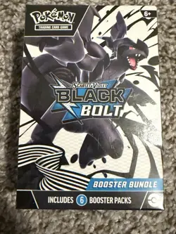 Pokemon BLACK BOLT Booster Bundle Box New Factory Sealed Cards 6 Packs TCG - Image 1