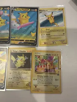 Pokemon TCG Pikachu Card Lot Of 14 cards, Modern To Vintage - Image 2