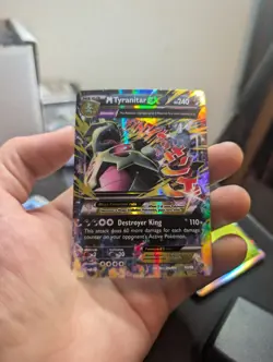 Mega M Tyranitar EX - XY Ancient Origins 43/98 Ultra Rare Holo - Pokemon Card NM - Image 1