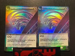 2X OSTINATO OF OBAN'EMRE - MUGIC CARDS - CHAOTIC CARDS - SUPER RARES - (GD/LP) - Image 1