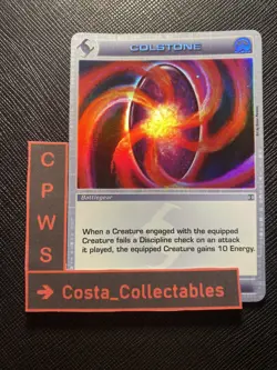 COLSTONE - *Creased* - BATTLE GEAR - CHAOTIC CARD - SUPER - Alliances Unravelled - Image 1