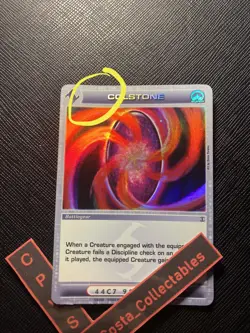COLSTONE - *Creased* - BATTLE GEAR - CHAOTIC CARD - SUPER - Alliances Unravelled - Image 2