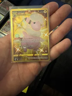 Pokemon TCG Flaffy Gold Secret Rare Card 280/264 Fusion Strike NM - Image 1