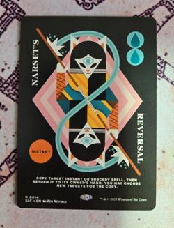 MTG Narset's Reversal Borderless Secret Lair Encyclopedia of Magic NM - Image 1