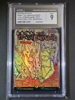 MTG CGC 9 Hew the Entwood Borderless Foil M 737 UB: The Lord Of The Rings - Image 1
